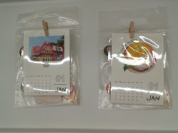 Set of 2 Thailand tourist destination calendar Set of 2 Thailand tourist destination calendar