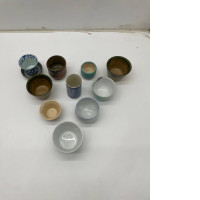 Set of 10 Japanese ceramic teacup 