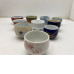 Set of 10 Japanese ceramic teacup with Japanese pattern 