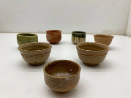 Set of 7 Small Japanese ceramic mug