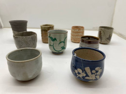 Set of 9 Large tall Japanese ceramic mug Set of 9 Large tall Japanese ceramic mug