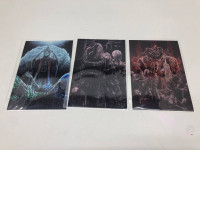 Set of 3 Japanese postcards