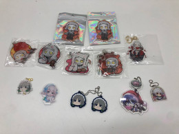Set of 13 Japanese keychains