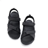 Unisex sandals with straps, Zest model - 44 EU / Black  