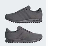 ADIDAS LA Trainer Weave Shoes Grey Four / Grey Six / Core Black ADIDAS LA Trainer Weave Shoes Grey Four / Grey Six / Core Black