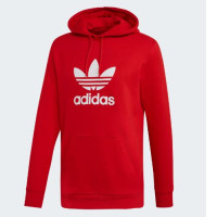 ADIDAS Red hooded sweatshirt 