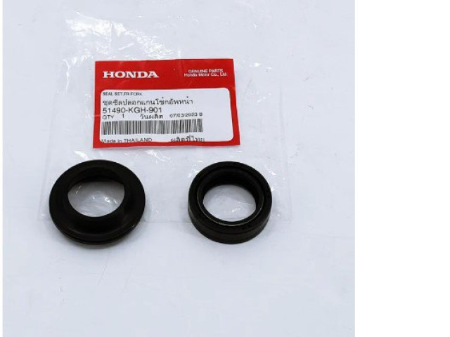 HONDA Front shock absorber seal + dust cover Wave/Dream/Sonic Genuine Honda center, price/1 side 51490-KGH-901 HONDA Front shock absorber seal + dust cover Wave/Dream/Sonic Genuine Honda center, price/1 side 51490-KGH-901