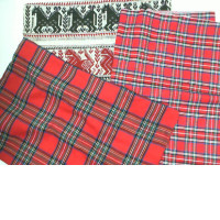 Set of 3 Elephant pattern scarf 