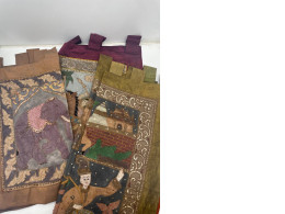 Set of 3 Chinese pattern curtains