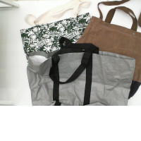 Set of 3 Large canvas bag 