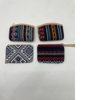 Set of  4 Small patterned wallet 