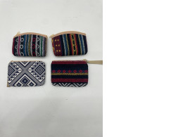 Set of  4 Small patterned wallet 