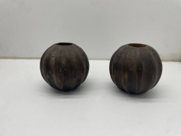Set of 2 Dark brown flower vase Set of 2 Dark brown flower vase