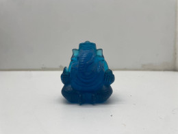 Small blue acrylic elephant