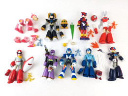 Collection of 9 Mega Man figures
