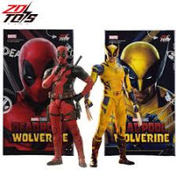 Set of 2 Marvel Deadpool&Wolverine figures