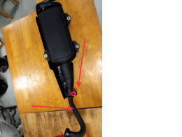 Xmax pipe, year 21-24, removable pipe Xmax pipe, year 21-24, removable pipe