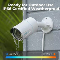 Reolink Smart IP Camera, 5MP IP Camera Outdoor Infrared Night Vision Suitable for RLC-510A Person/Vehicle Detection