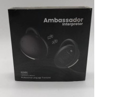 Waverly Labs Ambassador Interpreter- Translator 20 Languages 48 Dialects Black 