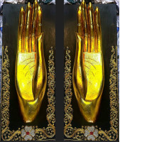 Set of 2 Decorative paintings with palm