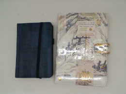 Set of 2Blue notebook with floral pattern Set of 2Blue notebook with floral pattern