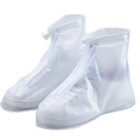 Short rain boots with zipper and laces, XL 