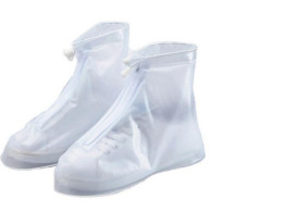 Short rain boots with zipper and laces, XL Short rain boots with zipper and laces, XL