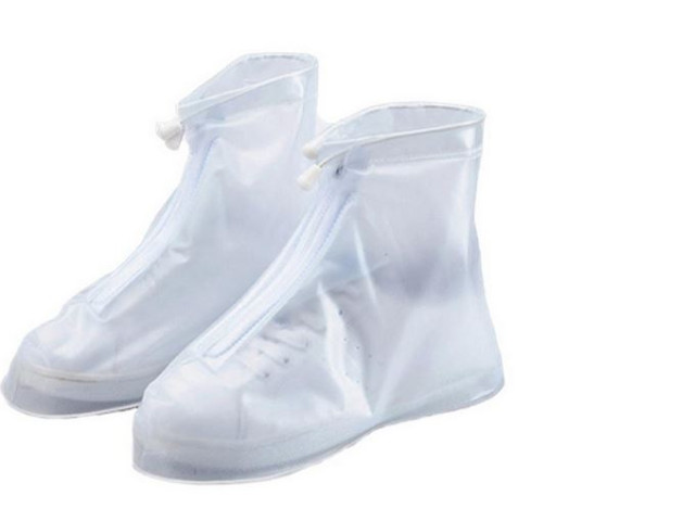 Short rain boots with zipper and laces, XL Short rain boots with zipper and laces, XL