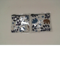 Set of 2 Black elephant wallet