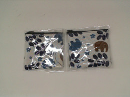 Set of 2 Black elephant wallet