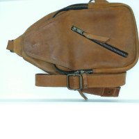 Men's brown shoulder bag 