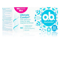 o.b. ProComfort Non-Applicator Tampons MINI 