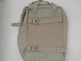 Large cream colored laptop backpack 