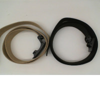 Set of 2 Men's black and brown belt