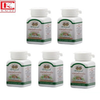 Set of 5 Andrographis paniculata capsules, Abhaibhubejhr brand