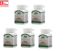 Set of 5 Andrographis paniculata capsules, Abhaibhubejhr brand