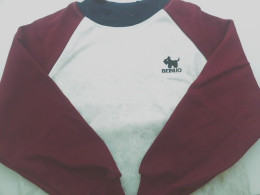 White wool Bicolour sports T-shirt 