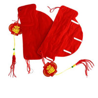 Red honeycomb paper lantern