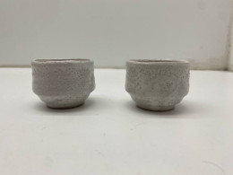 Set of 2 Small Japanese tea cup with marble pattern Set of 2 Small Japanese tea cup with marble pattern