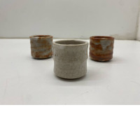 Set of 3 Japanese marble tea cup 