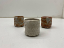 Set of 3 Japanese marble tea cup 