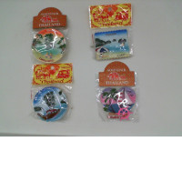 Set of 4 Phuket souvenir fridge magnet