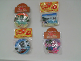 Set of 4 Phuket souvenir fridge magnet