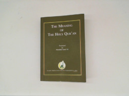 Book the meaning of the holy qur'an Book the meaning of the holy qur'an
