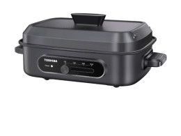 TOSHIBA HC-14KSSTH multi-purpose electric pot, boil, fry, grill, bake, shabu, steak, steam.
