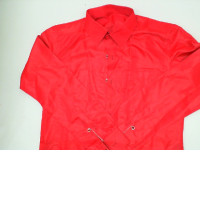 Red long-sleeved shirt Size L