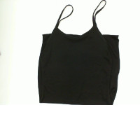 Women's black one-shoulder nightgown 