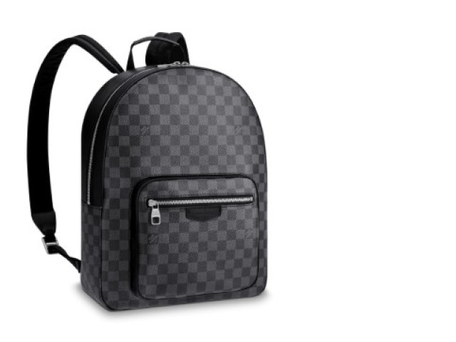 Leather men's black and gray briefcase Leather men's black and gray briefcase