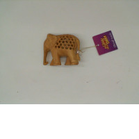 Carved wooden elephant Carved wooden elephant