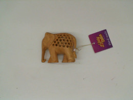 Carved wooden elephant Carved wooden elephant